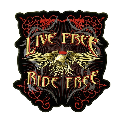  "Evil Eagle Live Free" (30  x 32 ) Hot Leathers  !!!
