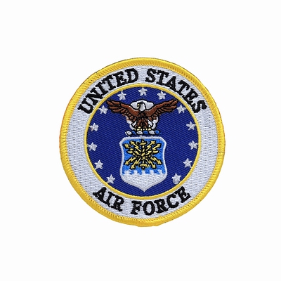  "USAF Logo" (8  x 8 ) Hot Leathers  C!!!