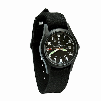Часы "Military Watch Black Face" Smith & Wesson  СКИДКА!!!