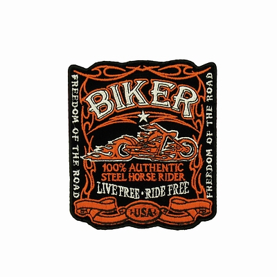  "Fire Bike Logo" (9  x 10 ) Hot Leathers  C!!! 