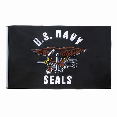 Флаг "U.S.Navy Seals" (155 см х 90 см) Rothco  СКИДКА!!! 