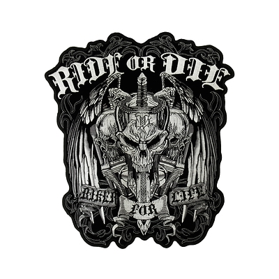  "Ride Or Die" (27  x 30 ) Hot Leathers  !!!