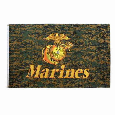 Флаг "Woodland Digital Marines" (155 см х 90 см) Rothco  СКИДКА!!!