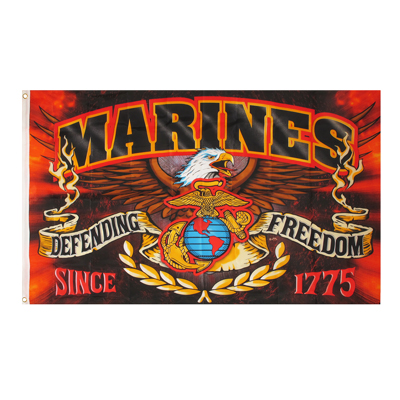Флаг "U.S. Marines" (155 см х 90 см) BRK  СКИДКА!!! 